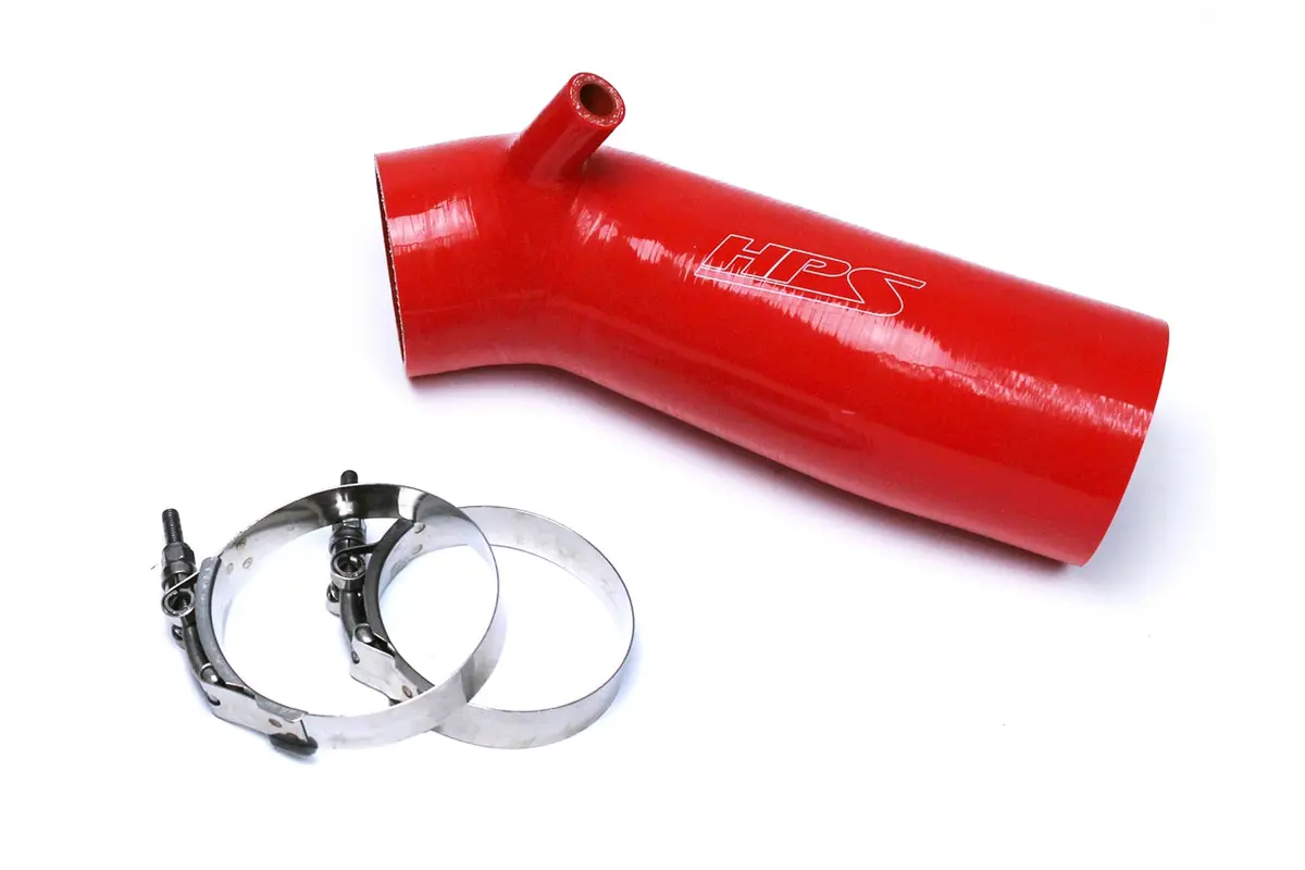 Hps Performance High Temp Reinforced Silicone Air Intake Hose Kit, Red, 57-1445-Red 1