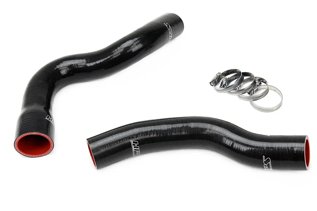 Hps Performance High Temp Reinforced Silicone Radiator Coolant Hose Kit, Black, 57-1449R-Blk 1
