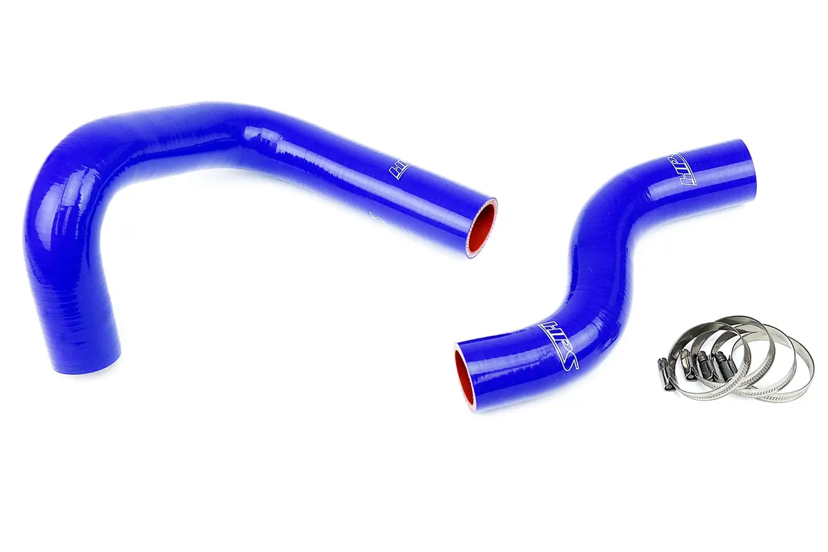 Hps Performance High Temp Reinforced Silicone Radiator Coolant Hose Kit, Blue, 57-1450-Blue 1