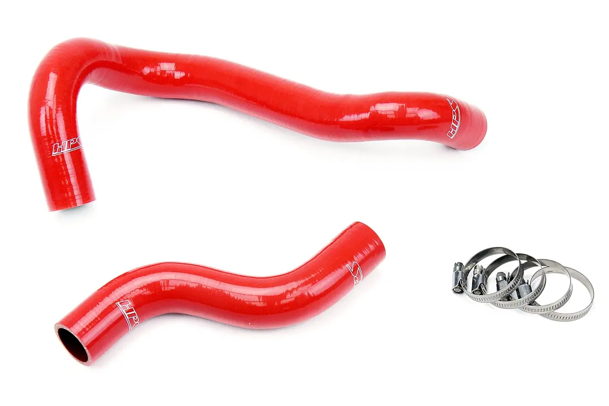 Hps Performance High Temp Reinforced Silicone Radiator Coolant Hose Kit, Red, 57-1451-Red 1