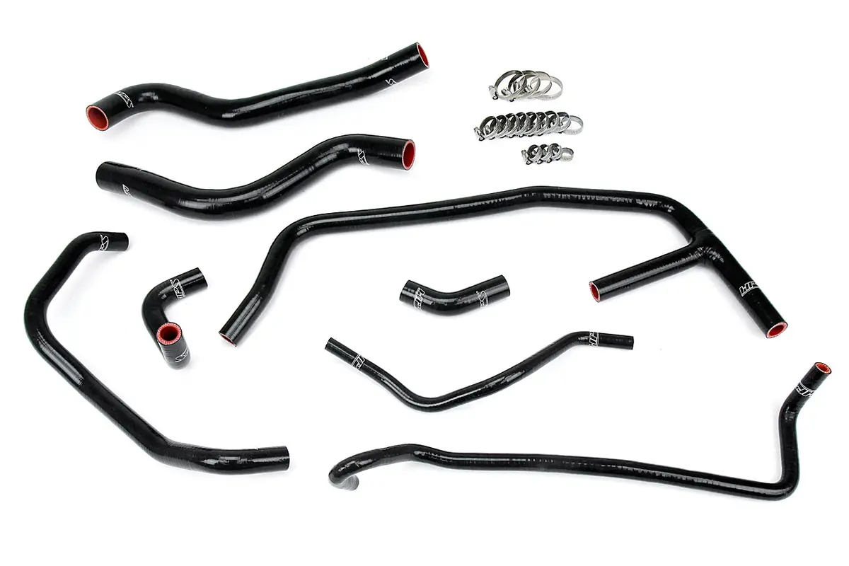 Hps Performance High Temp Reinforced Silicone Radiator And Heater Coolant Hose Kit, Black, 57-1452-Blk 1