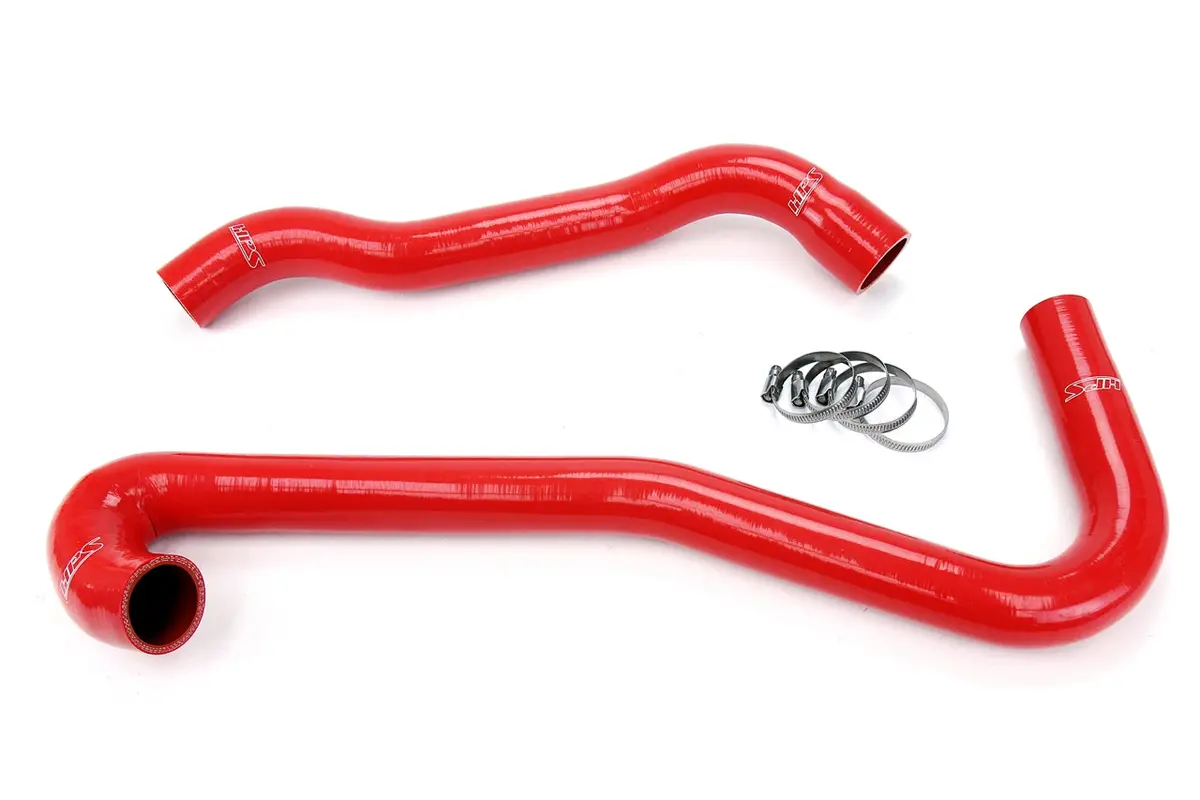 Hps Performance High Temp Reinforced Silicone Radiator Coolant Hose Kit, Red, 57-1453-Red 1