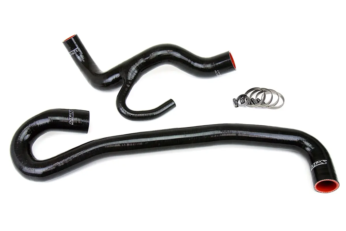 Hps Performance High Temp Reinforced Silicone Radiator Coolant Hose Kit, Black, 57-1456-Blk 1