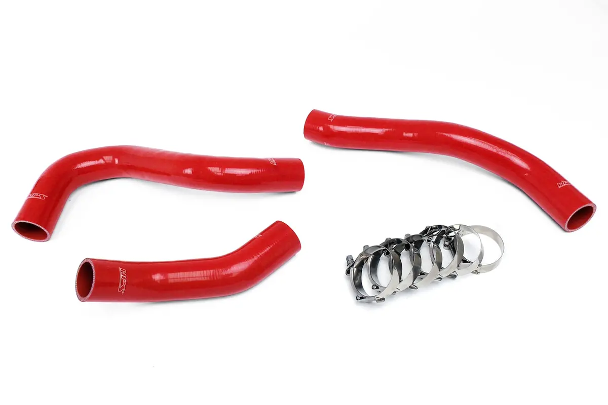 Hps Performance High Temp Reinforced Silicone Radiator Coolant Hose Kit, Red, 57-1457-Red 1
