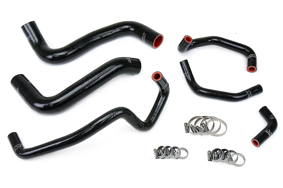 Hps Performance High Temp Reinforced Silicone Radiator And Heater Coolant Hose Kit, Black, 57-1467-Blk 1