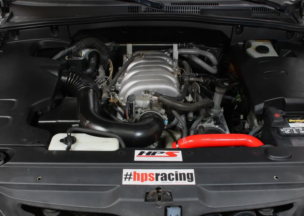 Hps Performance High Temp Reinforced Silicone Radiator Coolant Hose Kit, Red, 57-1467R-Red 2