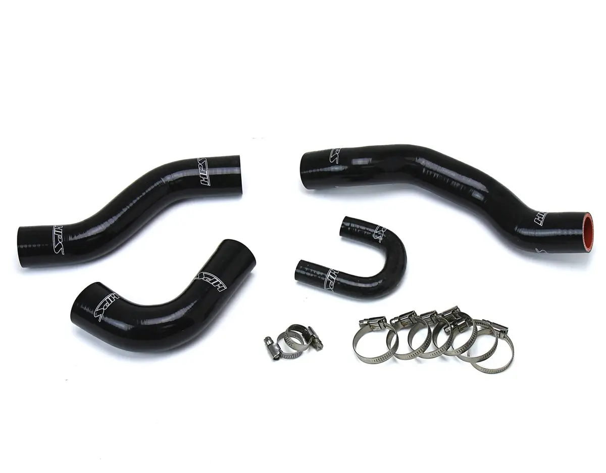 Hps Performance High Temp Reinforced Silicone Radiator Coolant Hose Kit, Black, 57-1477-Blk 1