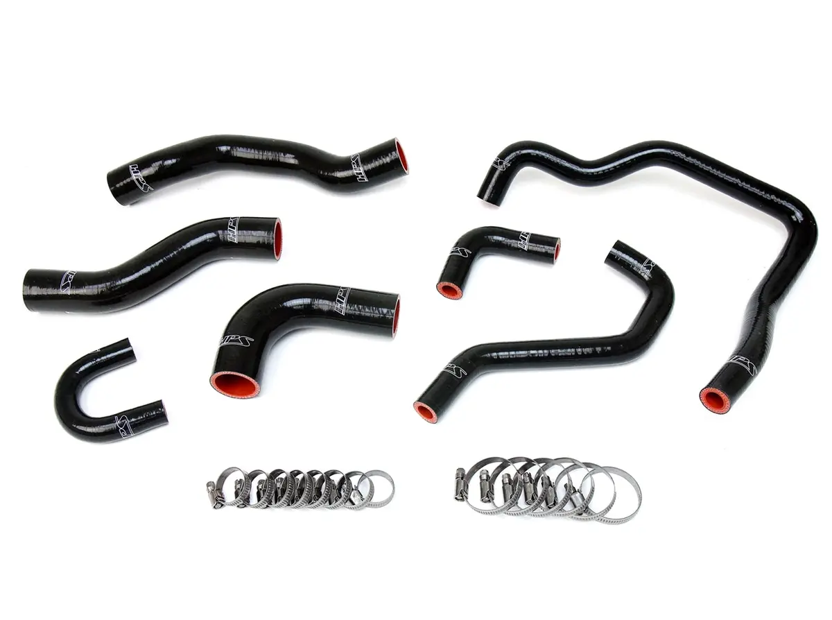 Hps Performance High Temp Reinforced Silicone Radiator And Heater Coolant Hose Kit, Black, 57-1478-Blk 1