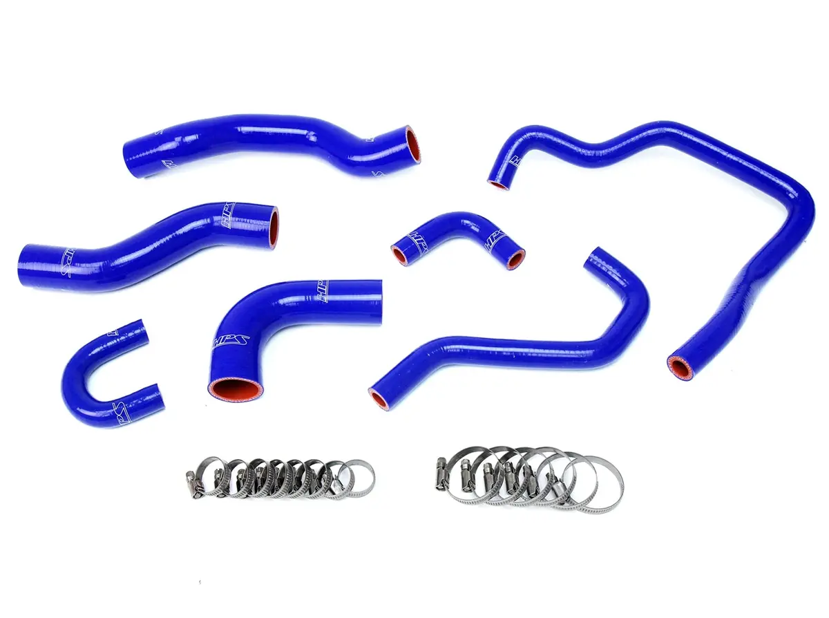 Hps Performance High Temp Reinforced Silicone Radiator And Heater Coolant Hose Kit, Blue, 57-1478-Blue 1