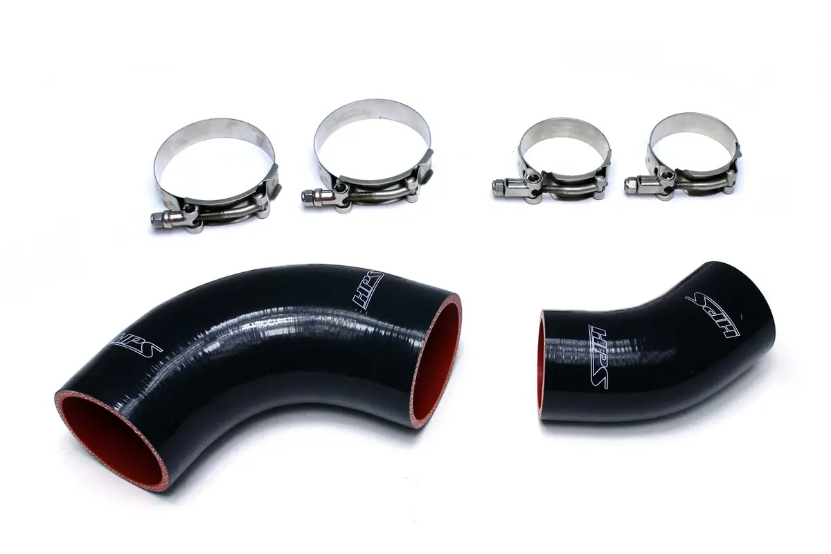 Hps Performance High Temp Reinforced Silicone Intercooler Hose Boots Kit, Black, 57-1486-Blk 1
