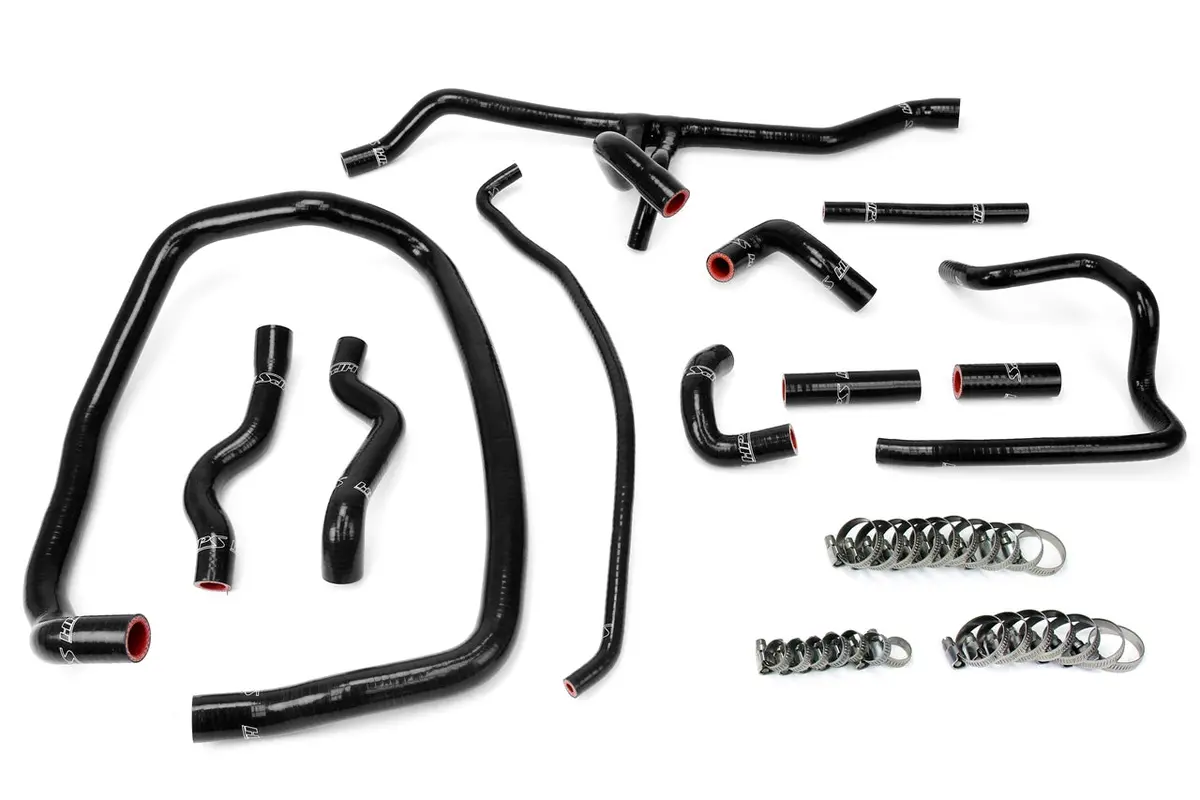 Hps Performance High Temp Reinforced Silicone Heater Coolant Hose Kit, Black, 57-1488-Blk 1