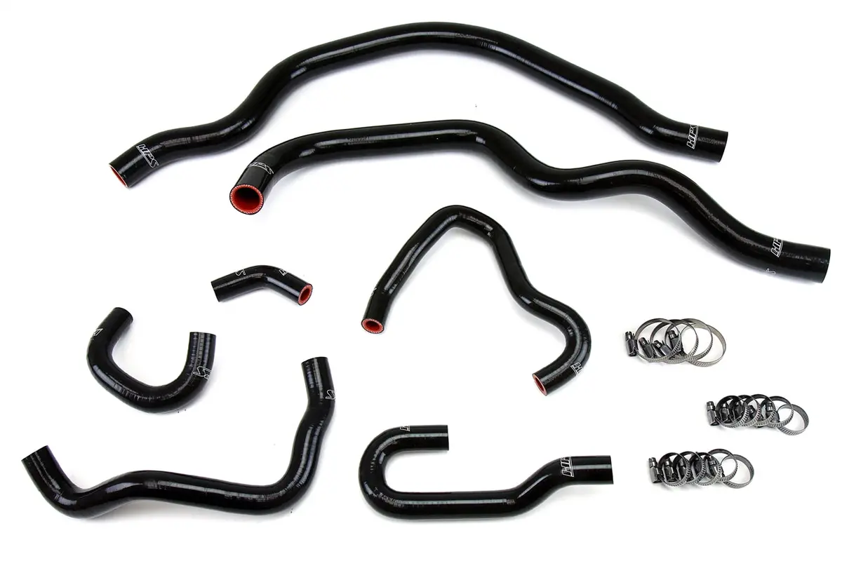 Hps Performance High Temp Reinforced Silicone Radiator And Heater Coolant Hose Kit, Black, 57-1489-Blk 1