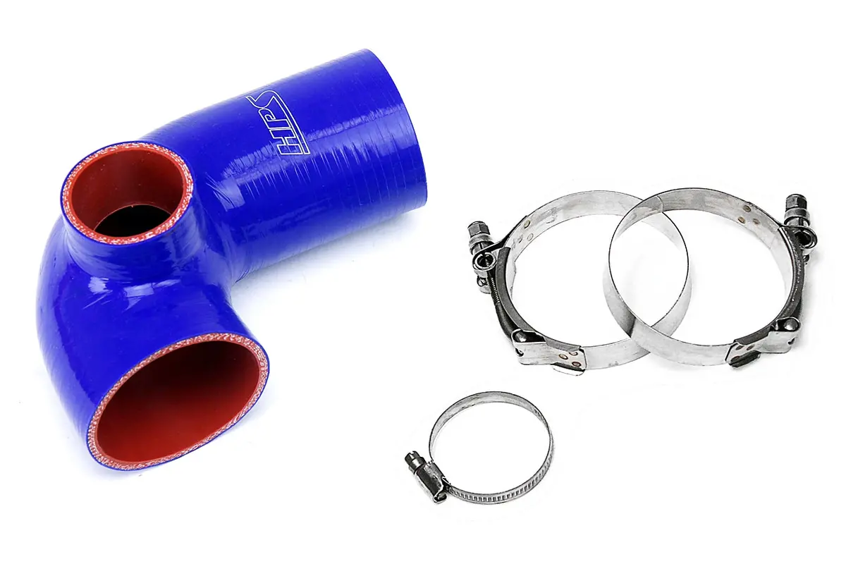 Hps Performance High Temp Reinforced Silicone Air Intake Hose Kit, Blue, 57-1494-Blue 1