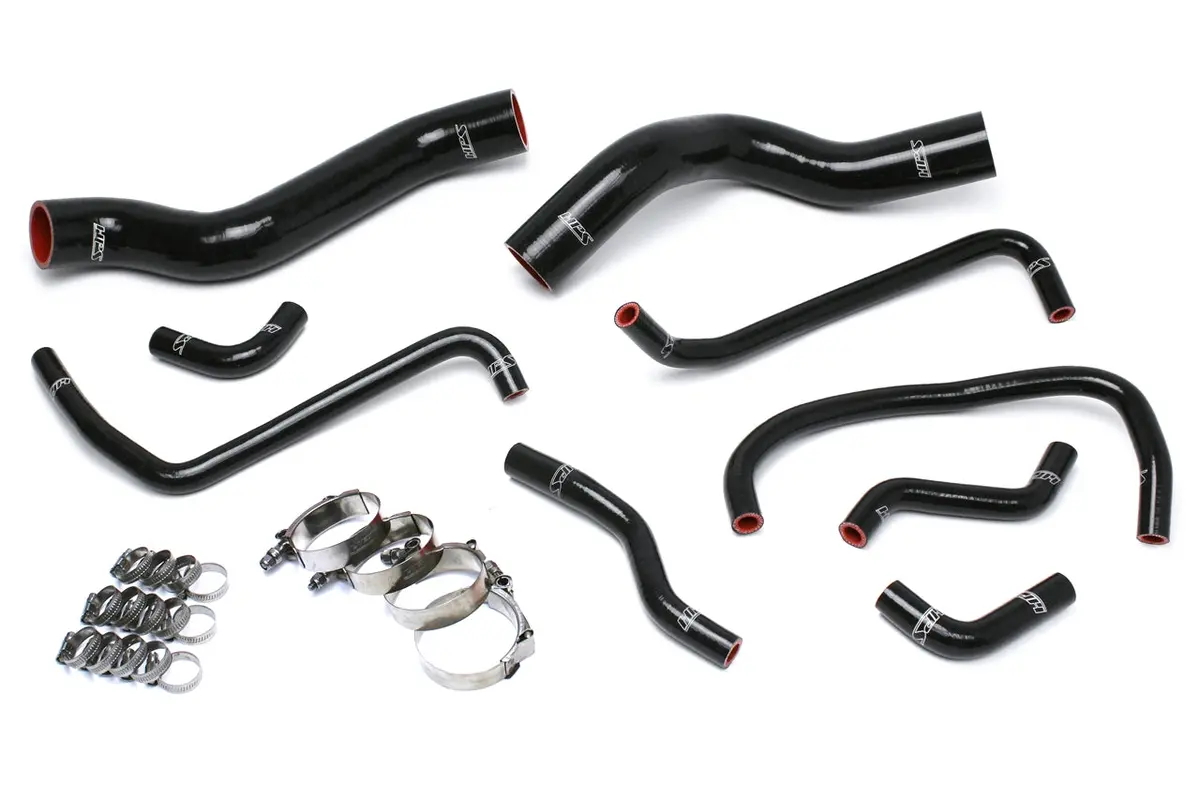 Hps Performance High Temp Reinforced Silicone Radiator And Heater Coolant Hose Kit, Black, 57-1503-Blk 1