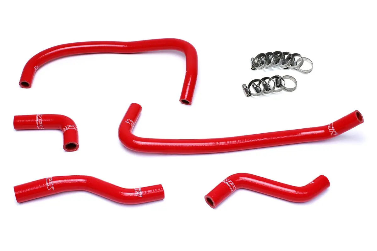 Hps Performance High Temp Reinforced Silicone Heater Coolant Hose Kit, Red, 57-1503H-Red 1