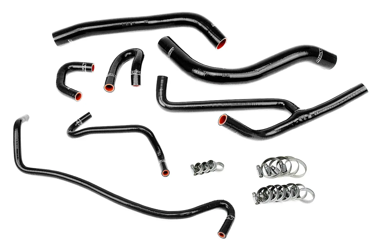 Hps Performance High Temp Reinforced Silicone Radiator And Heater Coolant Hose Kit, Black, 57-1506-Blk 1