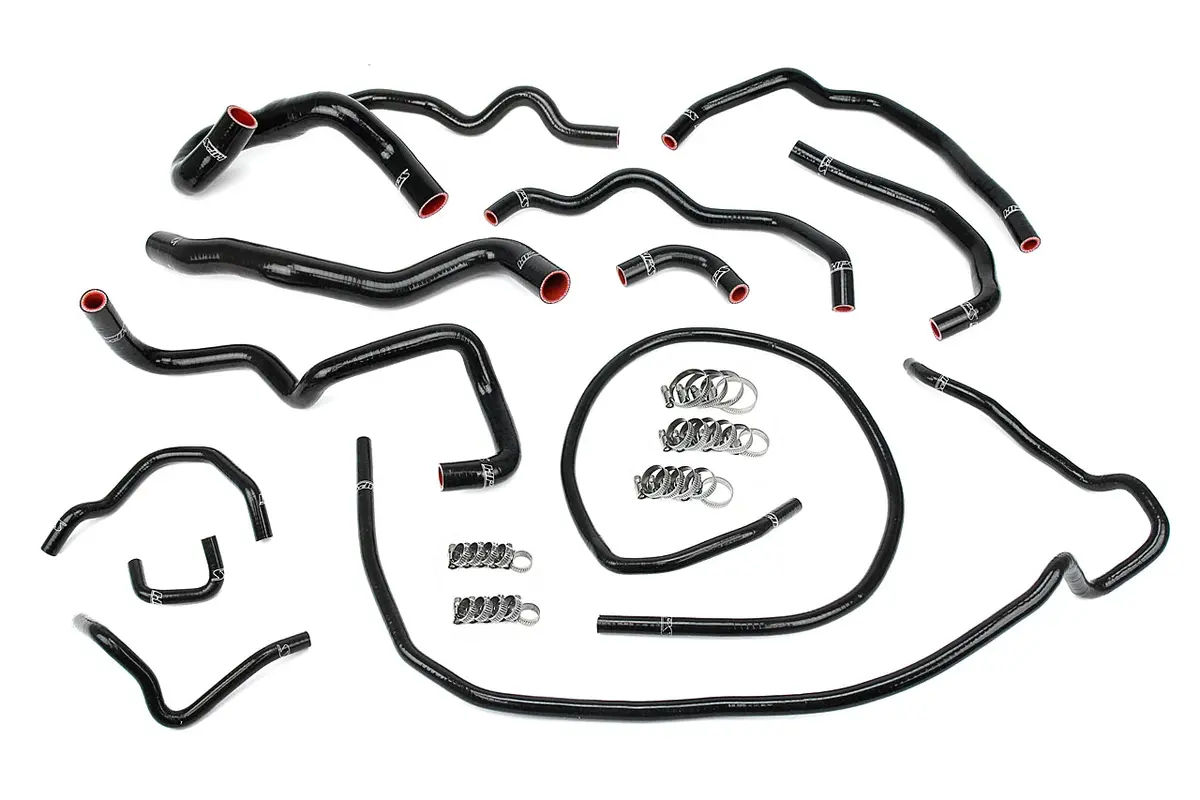 Hps Performance High Temp Reinforced Silicone Radiator And Heater Coolant Hose Kit, Black, 57-1512-Blk 1