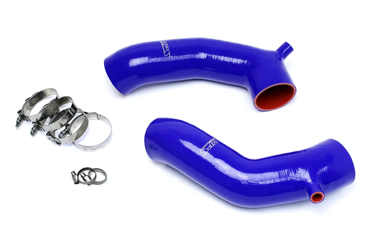 Hps Performance High Temp Reinforced Silicone Air Intake Hose Kit, Blue, 57-1517-Blue 1