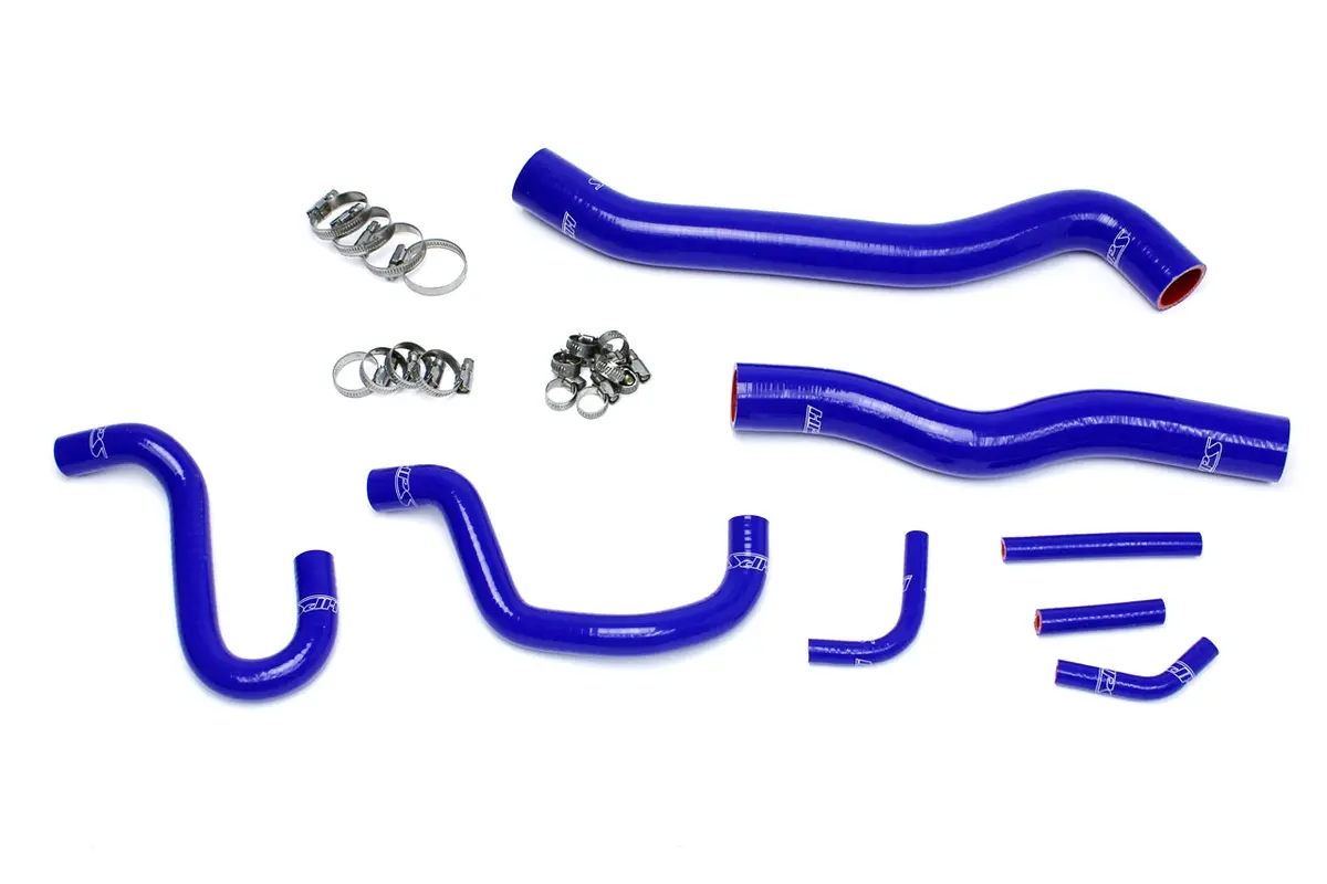 Hps Performance High Temp Reinforced Silicone Radiator And Heater Coolant Hose Kit, Blue, 57-1518-Blue 1