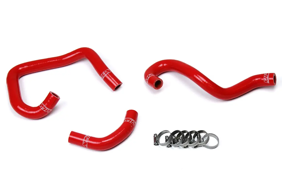 Hps Performance High Temp Reinforced Silicone Heater Coolant Hose Kit, Red, 57-1521-Red 1