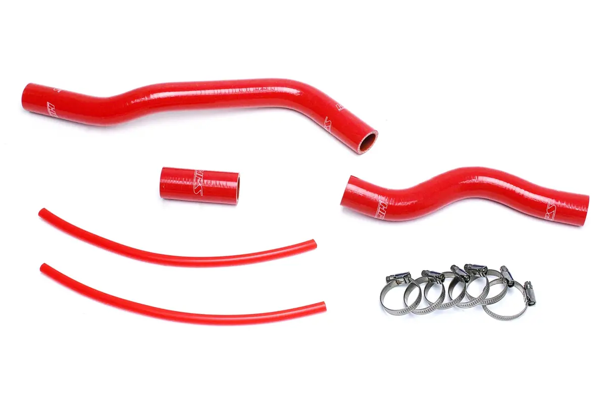 Hps Performance High Temp Reinforced Silicone Radiator Coolant Hose Kit, Red, 57-1525-Red 1