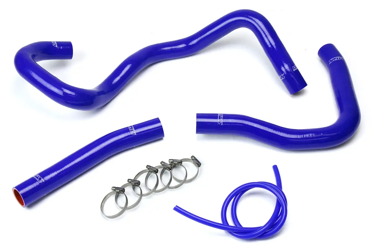 Hps Performance High Temp Reinforced Silicone Radiator Coolant Hose Kit, Blue, 57-1530-Blue 1