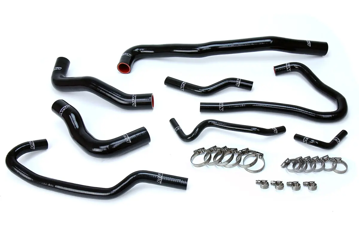Hps Performance High Temp Reinforced Silicone Radiator And Heater Coolant Hose Kit, Black, 57-1546-Blk 1