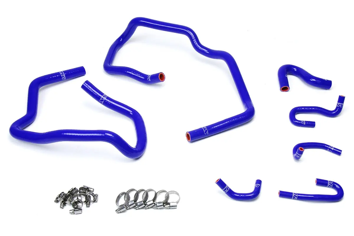 Hps Performance High Temp Reinforced Silicone Heater Coolant Hose Kit, Blue, 57-1547-Blue 1