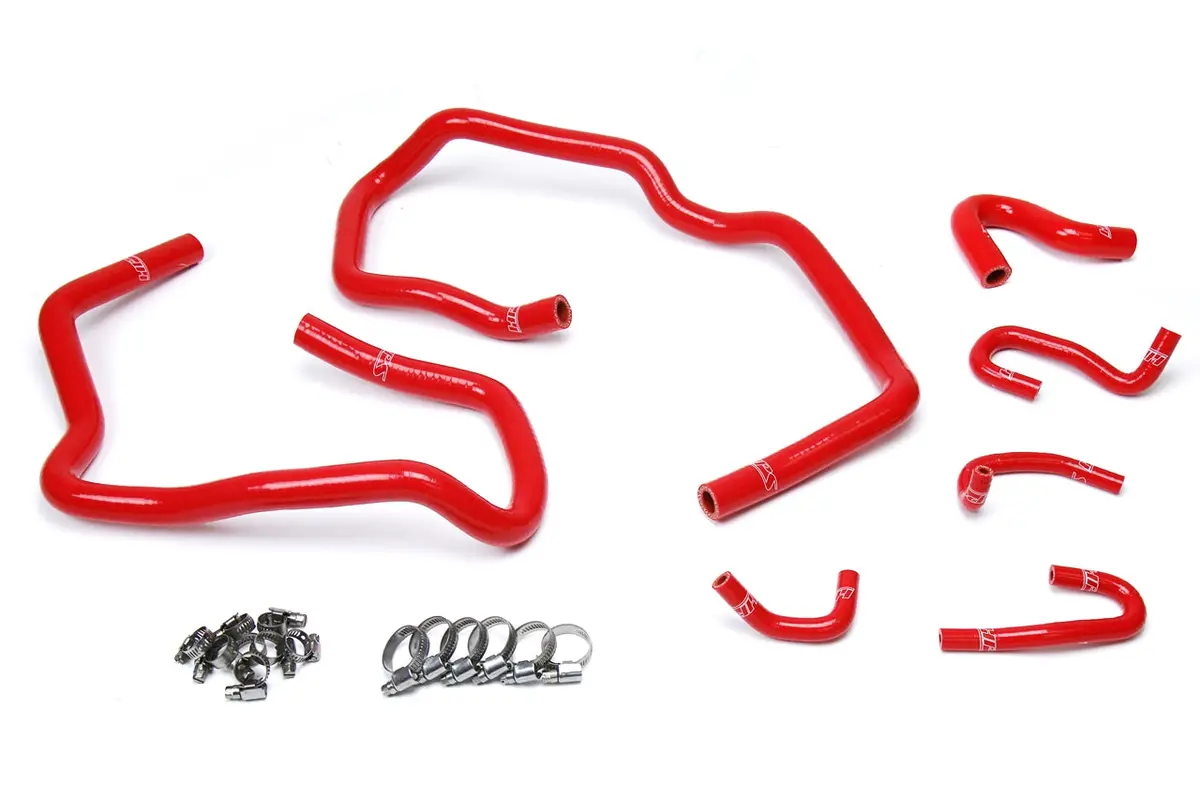 Hps Performance High Temp Reinforced Silicone Heater Coolant Hose Kit, Red, 57-1547-Red 1