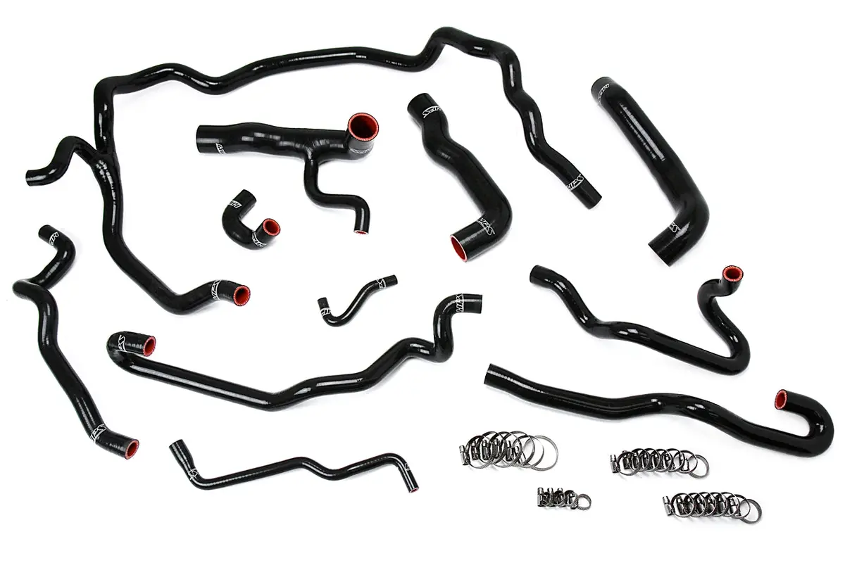 Hps Performance High Temp Reinforced Silicone Radiator And Heater Coolant Hose Kit, Black, 57-1552-Blk 1