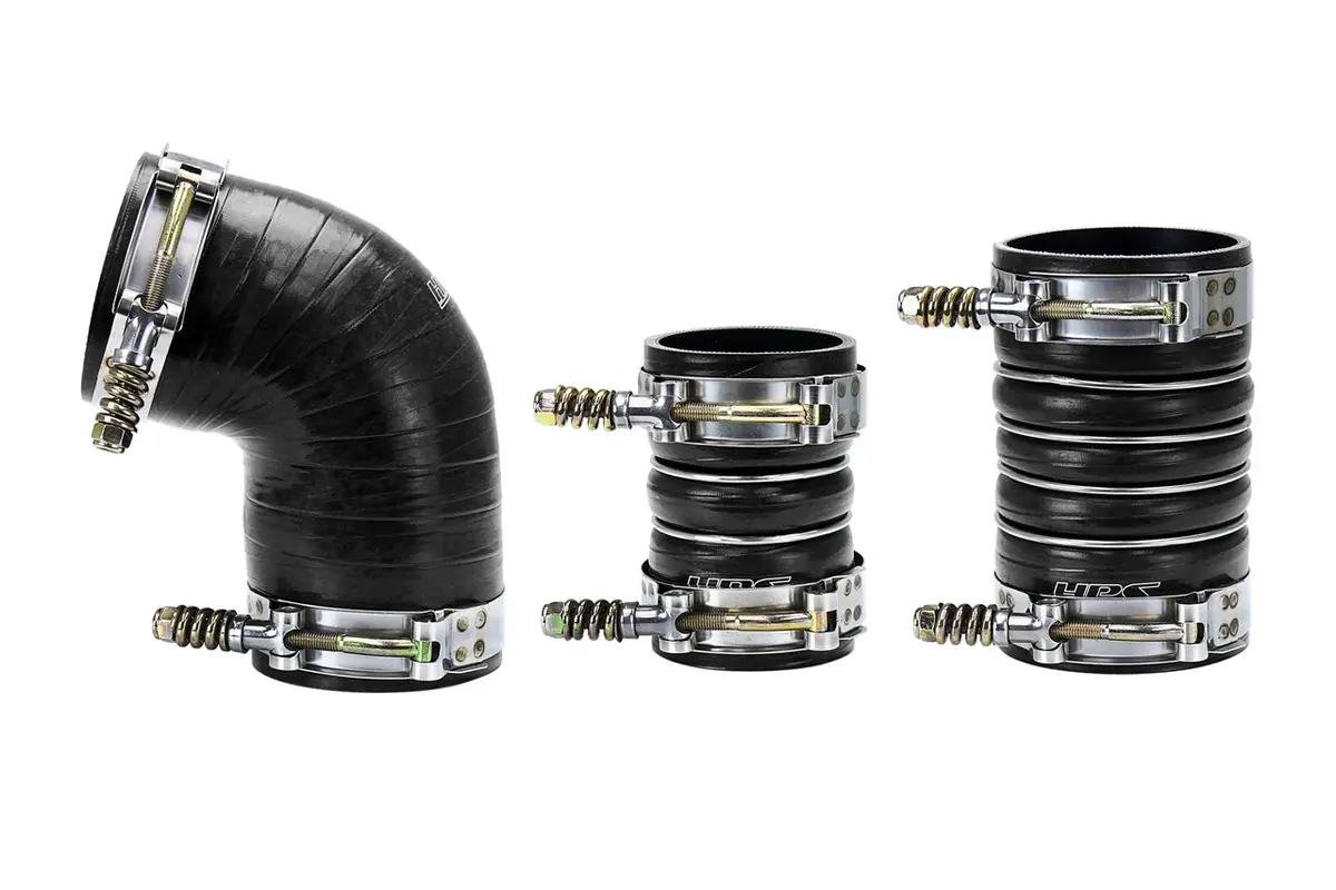 Hps Performance Ultra High Temp Aramid Reinforced Silicone Intercooler Hose Boots Kit, Black, 57-1573-Blk 1