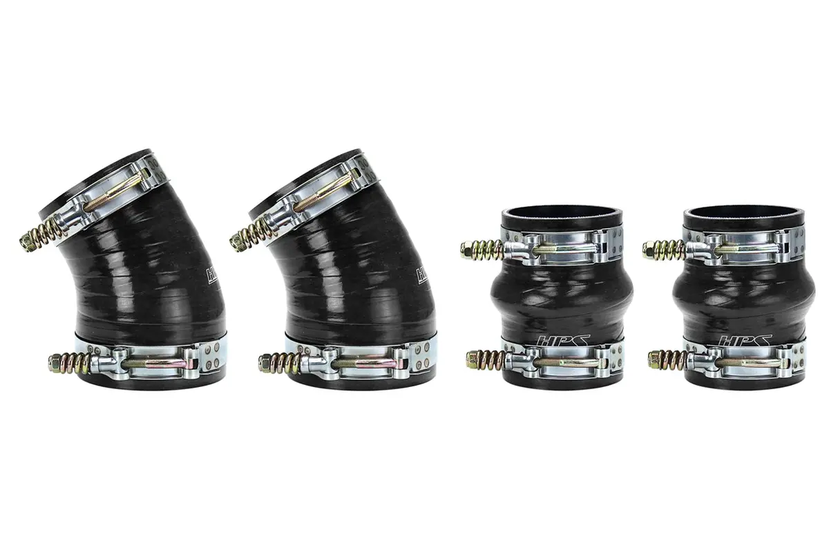 Hps Performance Ultra High Temp Aramid Reinforced Silicone Intercooler Hose Boots Kit, Black, 57-1576-Blk 1