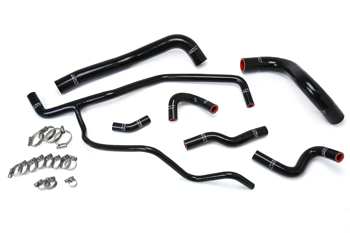 Hps Performance High Temp Reinforced Silicone Radiator And Heater Coolant Hose Kit, Black, 57-1583-Blk 1