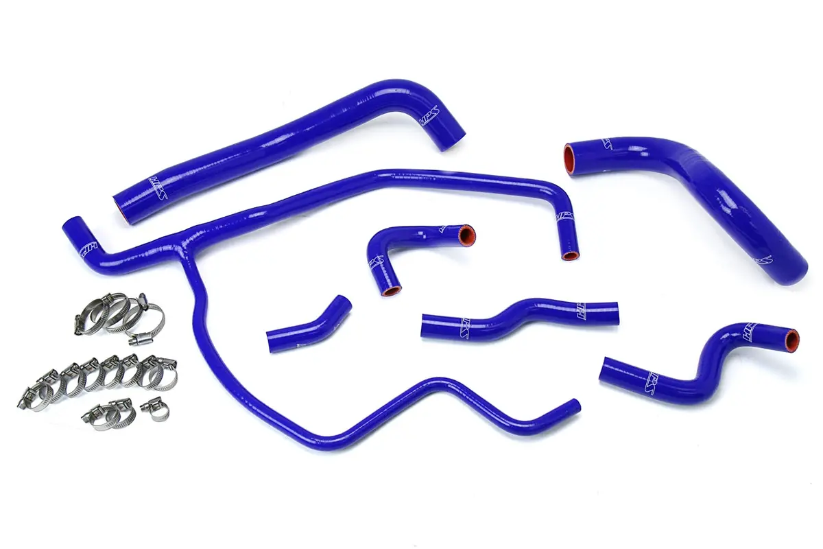 Hps Performance High Temp Reinforced Silicone Radiator And Heater Coolant Hose Kit, Blue, 57-1583-Blue 1