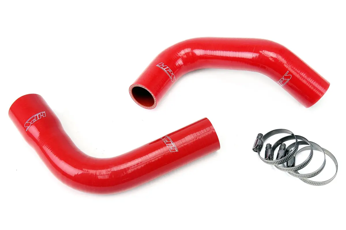 Hps Performance High Temp Reinforced Silicone Radiator Coolant Hose Kit, Red, 57-1588-Red 1