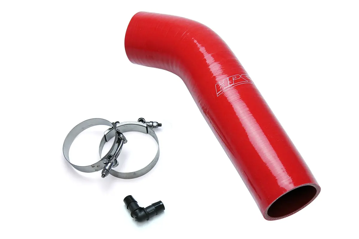 Hps Performance High Temp Reinforced Silicone Air Intake Hose Kit, Red, 57-1591-Red 1