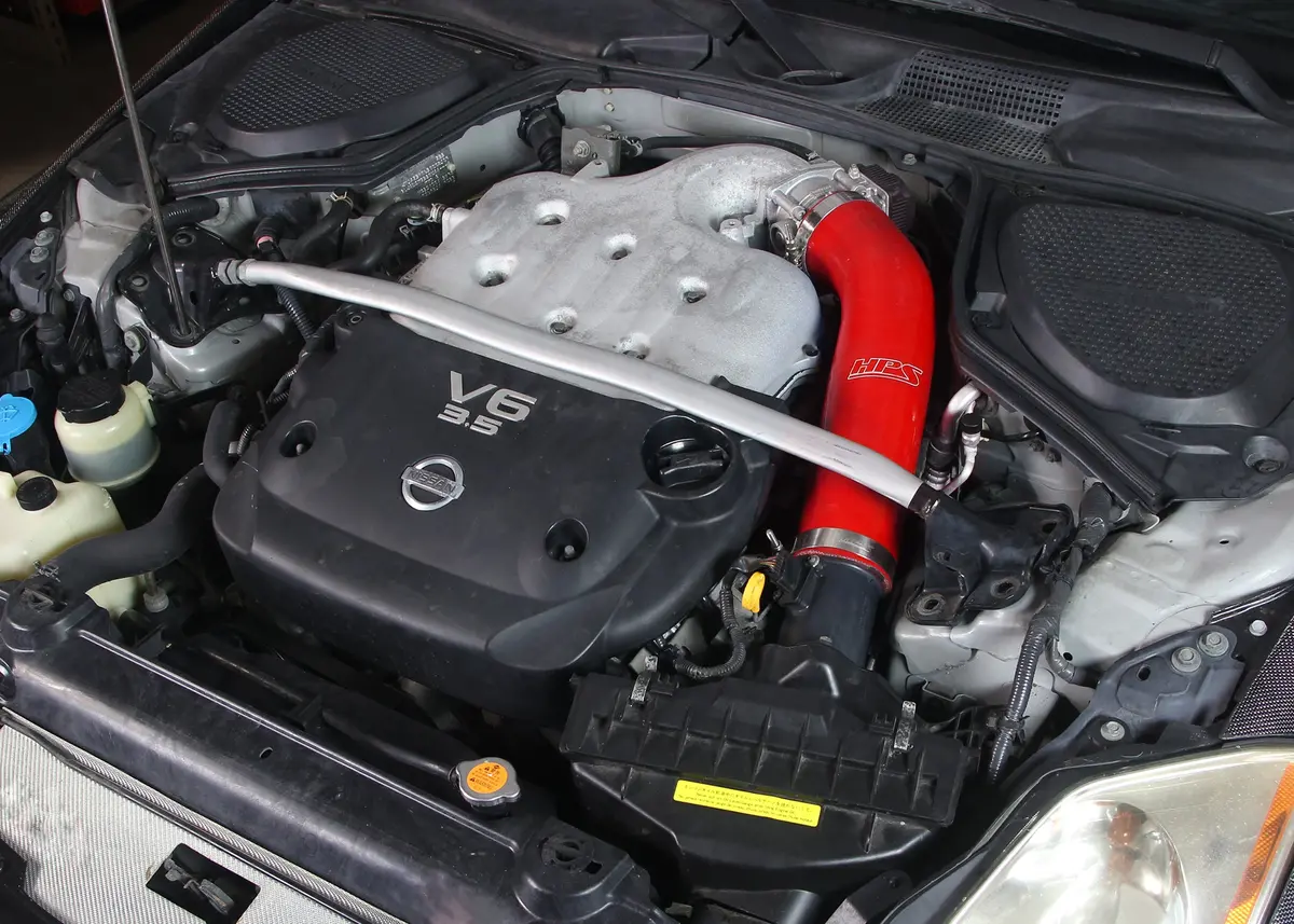 Hps Performance High Temp Reinforced Silicone Air Intake Hose Kit, Red, 57-1591-Red 2