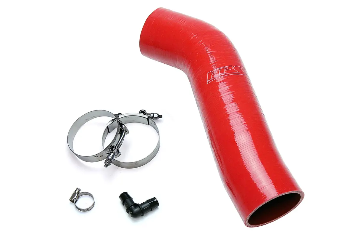 Hps Performance High Temp Reinforced Silicone Air Intake Hose Kit, Red, 57-1592-Red 1