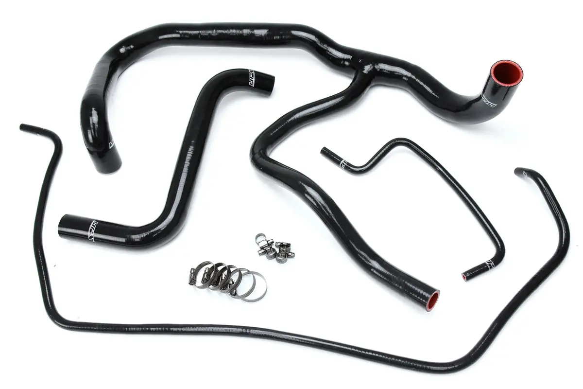 Hps Performance High Temp Reinforced Silicone Radiator Coolant Hose Kit, Black, 57-1594R-Blk 1