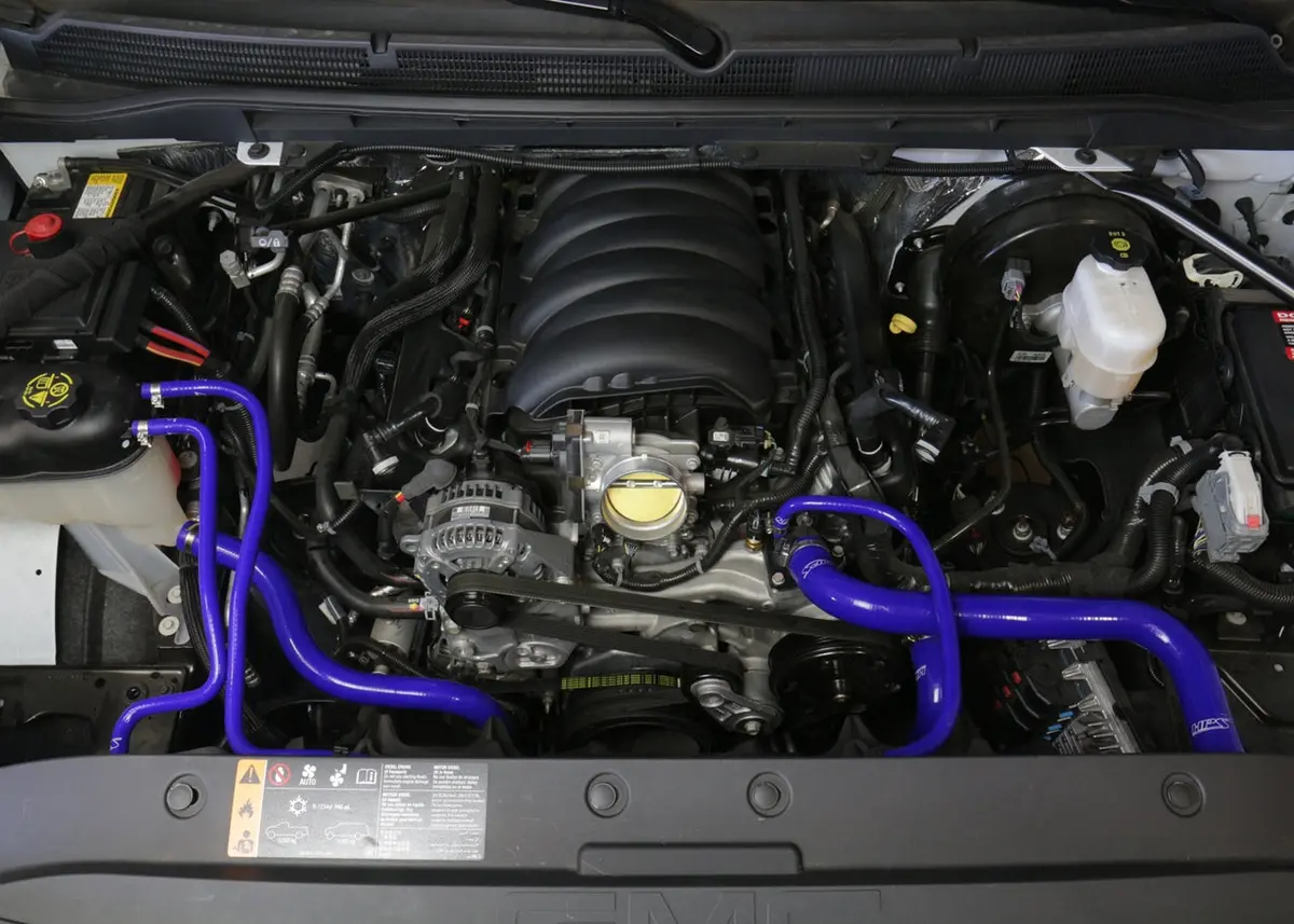 Hps Performance High Temp Reinforced Silicone Radiator Coolant Hose Kit, Blue, 57-1594R-Blue 2