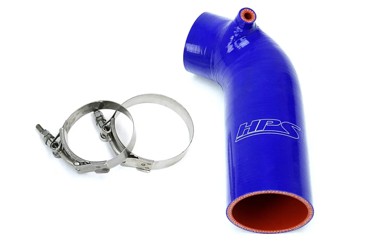 Hps Performance High Temp Reinforced Silicone Air Intake Hose Kit, Blue, 57-1596-Blue 1