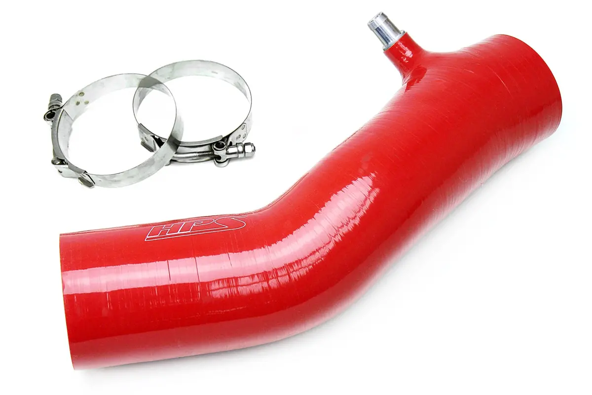 Hps Performance High Temp Reinforced Silicone Air Intake Hose Kit, Red, 57-1600-Red 1
