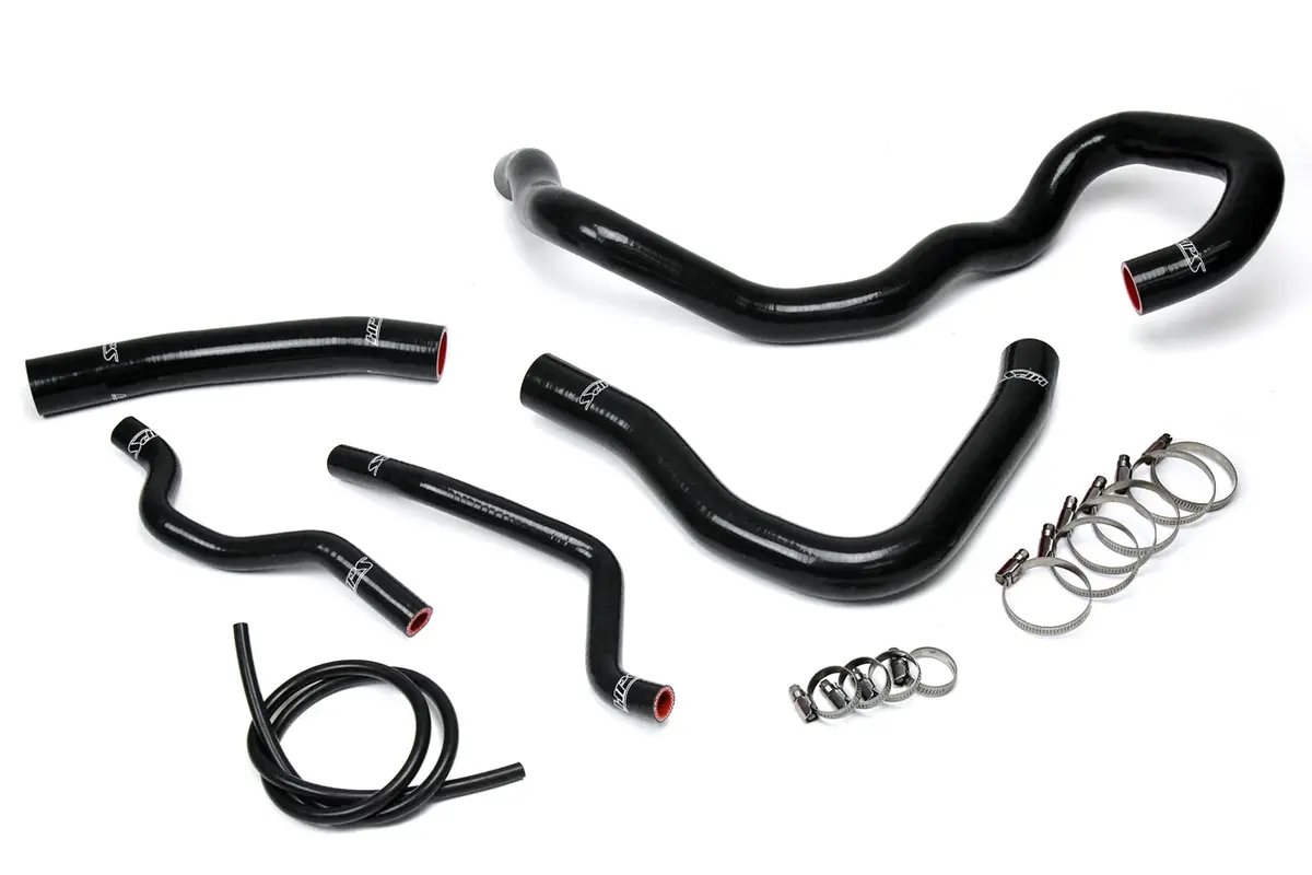 Hps Performance High Temp Reinforced Silicone Radiator And Heater Coolant Hose Kit, Black, 57-1609-Blk 1