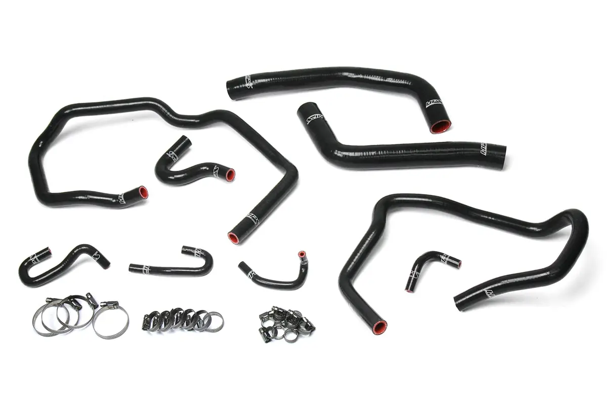 Hps Performance High Temp Reinforced Silicone Radiator And Heater Coolant Hose Kit, Black, 57-1611-Blk 1