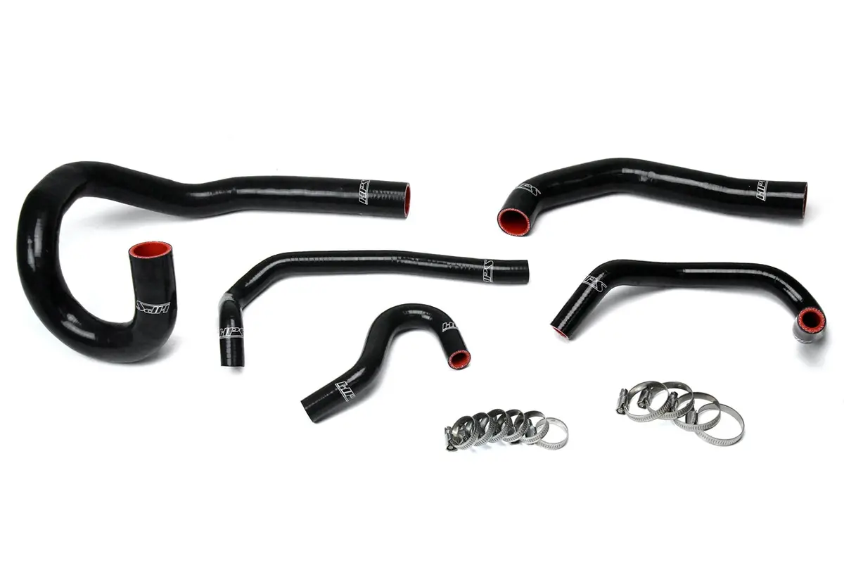 Hps Performance High Temp Reinforced Silicone Radiator And Heater Coolant Hose Kit, Black, 57-1612-Blk 1