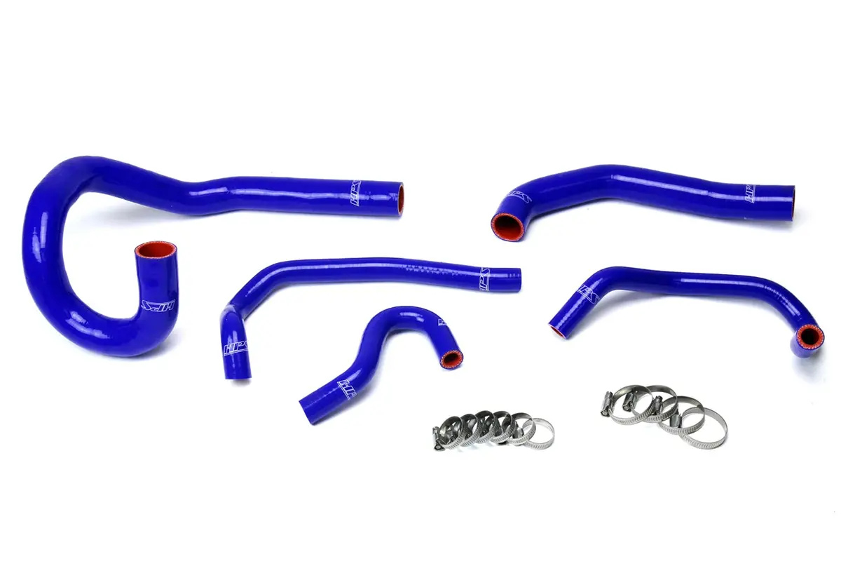 Hps Performance High Temp Reinforced Silicone Radiator And Heater Coolant Hose Kit, Blue, 57-1612-Blue 1