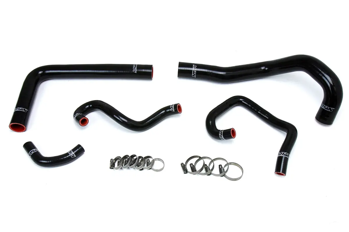 Hps Performance High Temp Reinforced Silicone Radiator And Heater Coolant Hose Kit, Black, 57-1613-Blk 1
