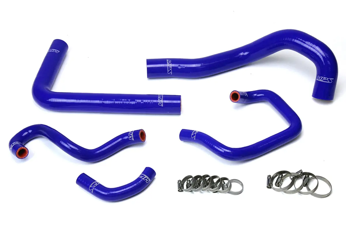 Hps Performance High Temp Reinforced Silicone Radiator And Heater Coolant Hose Kit, Blue, 57-1613-Blue 1