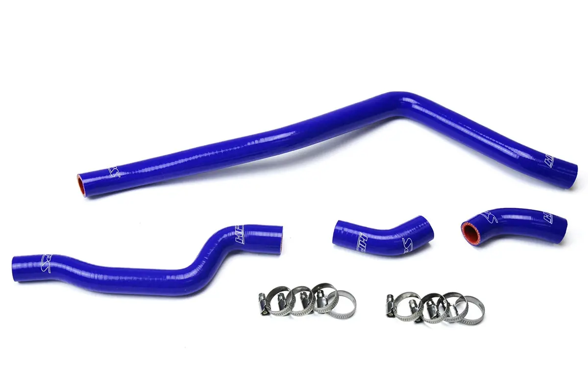 Hps Performance High Temp Reinforced Silicone Radiator Coolant Hose Kit, Blue, 57-1615-Blue 1