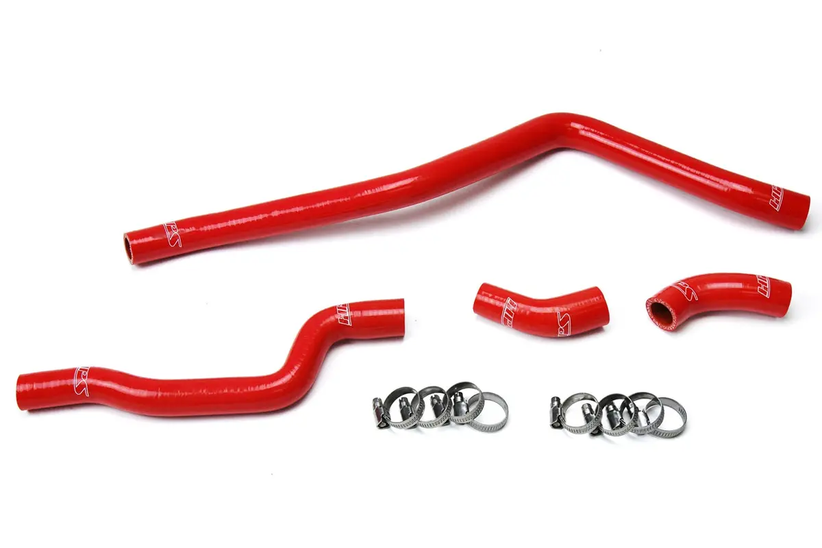 Hps Performance High Temp Reinforced Silicone Radiator Coolant Hose Kit, Red, 57-1615-Red 1